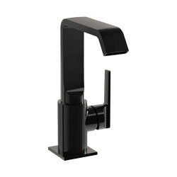 VitrA Suit Lavabo Bataryası A4261639 Yandan - Parlak Siyah