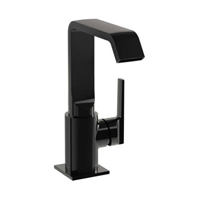 VitrA Suit Lavabo Bataryası A4261639 Yandan - Parlak Siyah - 1