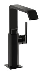 VitrA Suit Lavabo Bataryası A4276539 Yandan - Yüksek - Parlak Siyah