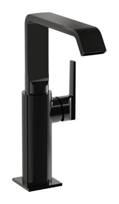 VitrA Suit Lavabo Bataryası A4276539 Yandan - Yüksek - Parlak Siyah - 1