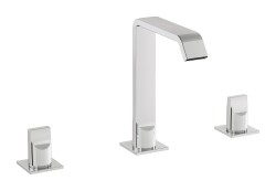 VitrA Suit Lavabo Bataryası A42784 3 Delikli - Krom