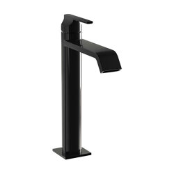 VitrA Suit Lavabo Bataryası A4281439 Üstten - Yüksek - Parlak Siyah - 1