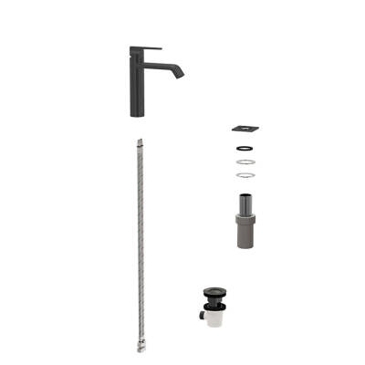 VitrA Suit Lavabo Bataryası A4281639 Üstten - Parlak Siyah - 3