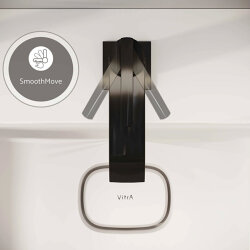 VitrA Suit Lavabo Bataryası A4281639 Üstten - Parlak Siyah - 4