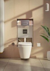 VitrA V8 Asma Klozetler için Gömme Rezervuar 768-1851-01 Asma klozetler için ayarlanabilir ince metal ayaklı - 3/6 L - 2