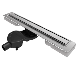VitrA 5701216 Elegant V-Flow DK100 60 Cm Duş Kanalı - Krom - Yandan