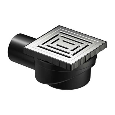 VitrA 59980062000 Style Dk800 10 Kare Duş Kanalı, Parlak Yandan 50 - 1
