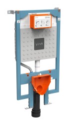 VitrA V8 Asma Klozetler İçin Gömme Rezervuar 768-5800-01 8 cm - Duvara Montaj Alçıpan Uygulamalı - 3/6 L - 1