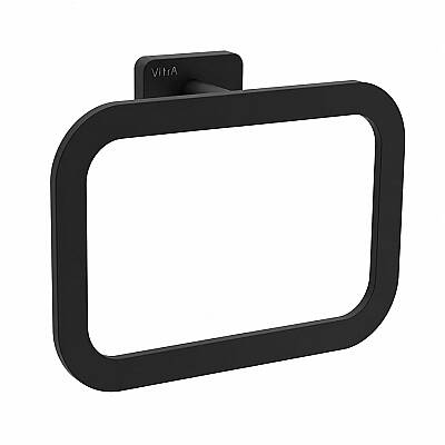 VitrA Flow Halka Havluluk A4471136, Mat Siyah - 1