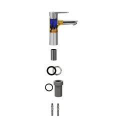 VitrA Flow Soft A43009 Lavabo Bataryası, Krom - 3