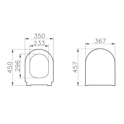 VitrA Integra Rim-ex Asma Klozet ve Soft Kapak Seti, Mat Beyaz - 4