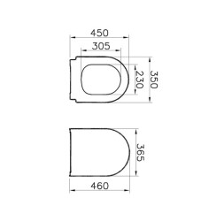 VitrA Integra Round Rim-Ex Asma Klozet ve Soft Kapak Takımı - Beyaz - 6