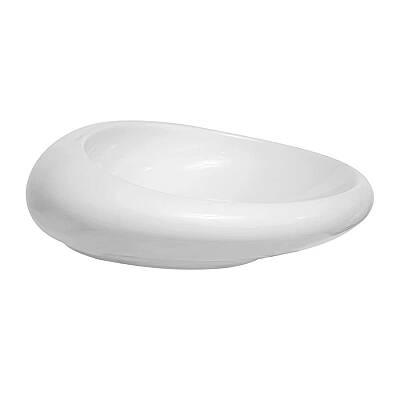VitrA İstanbul Çanak lavabo 4280B403-0016 Yuvarlak - 60x55 cm - armatür deliksiz - su taşma deliksiz - Clean - beyaz - 1