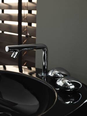 VitrA Istanbul Lavabo Bataryası A41807 3 Delikli - Krom - 3
