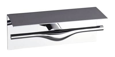 VitrA Istanbul Tuvalet Kağıtlığı A48016 İkili - Etajerli - Krom - 1