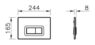 VitrA Loop R Kumanda Paneli 740-0686 Parmak İzi Bırakmayan - 4