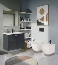 VitrA Loop T Kumanda Paneli 740-0711 Mat Siyah - 2