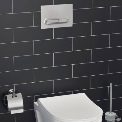 VitrA Loop T Kumanda Paneli 740-0786 Parmak İzi Bırakmayan - Ekstra Hijyenik Kaplama - Mat Krom - 3