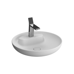 VitrA Memoria 5880B403-0041 Yuvarlak Çanak Lavabo - 50cm - Beyaz