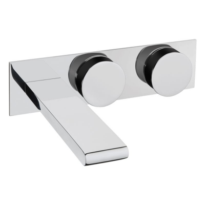 VitrA Memoria A4231458 Ankastre Lavabo Bataryası - Krom Siyah - 1
