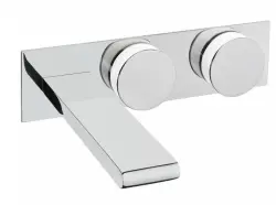 VitrA Memoria Ankastre Lavabo Bataryası A4285157 Krom-Beyaz
