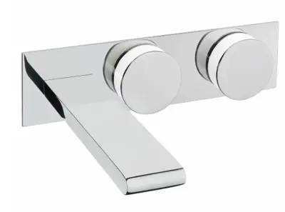 VitrA Memoria Ankastre Lavabo Bataryası A4285157 Krom-Beyaz - 1