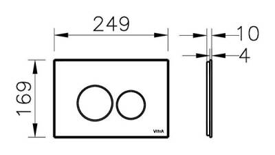 VitrA Origin Kumanda Paneli 740-1603 Vizon - 4