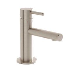 VitrA Origin Lavabo Bataryası A4255534 Kısa - Fırçalı Nikel