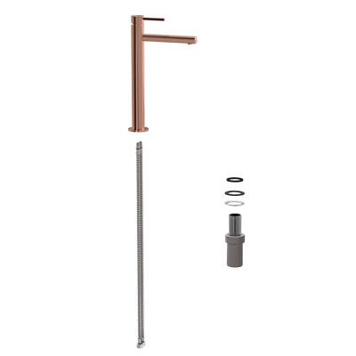 VitrA Origin Lavabo Bataryası A4255826 Yüksek - Uzun Çıkış Ucu - Bakır - 3