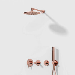 VitrA Origin A4262129 Ankastre Banyo Bataryası, Soft Bakır - 3