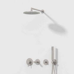 VitrA Origin Ankastre Duş Bataryası A4262134 Sıva Üstü Grubu - Fırçalı Nikel - 4
