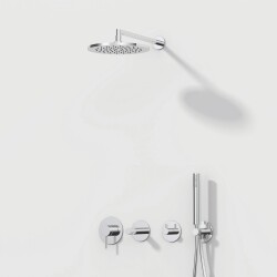 VitrA Duş Dirseği A42631 90 Derece - Duvardan - Krom - 2