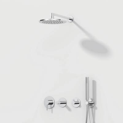 VitrA Duş Dirseği A42631 90 Derece - Duvardan - Krom - 2