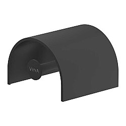 VitrA Origin Tuvalet Kağıtlığı A4488836 Kapaklı - Mat Siyah 