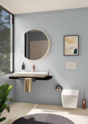 VitrA Origin Tuvalet Fırçalığı A4489326 Yerden - Bakır - 3