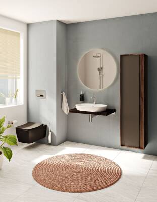 VitrA Origin Tuvalet Fırçalığı A44894 Duvardan - Krom - 2