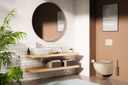 VitrA Origin Lavabo Sifonu A4512334 T Tipi - Fırçalı Nikel (1)