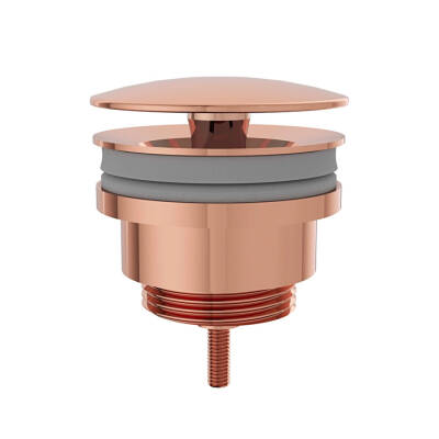 VitrA Origin A4514824 Unıversal Sabit Lavabo Süzgeci, Fırçalı Bakır - 1