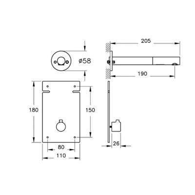 VitrA Origin A4711129 Temassız Lavabo Bataryası, Soft Bakır - 2