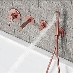 VitrA Origin Ankastre Duş Seti - 8 Parça - Bakır - 4