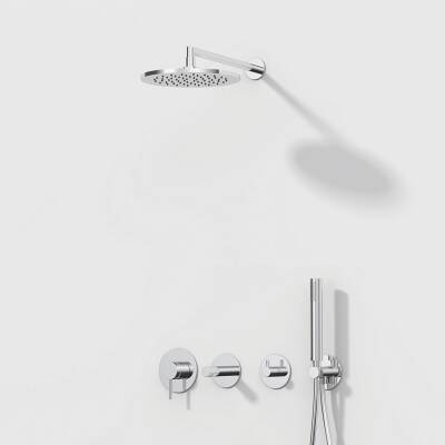 VitrA Origin Ankastre Duş Seti - Krom - 8 Parça - 1
