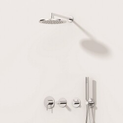 VitrA Origin Ankastre Duş Seti, Krom, 9 Parça - 4