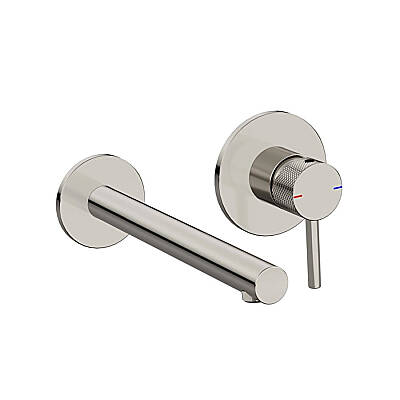 VitrA Origin Aura A4366834 Ankastre Lavabo Bataryası Sıva Üstü, Fırçalı Nikel - 1