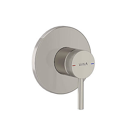 VitrA Origin Aura A4378334 Ankastre Duş Bataryası, Sıva Üstü, Fırçalı Nikel - 1