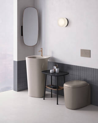 VitrA Plural Klozet kapağı 126-020-009 Duroplast - üstten sıkmalı - yavaş kapanır - kolay sök-tak - metal menteşeli - mat bej - 3