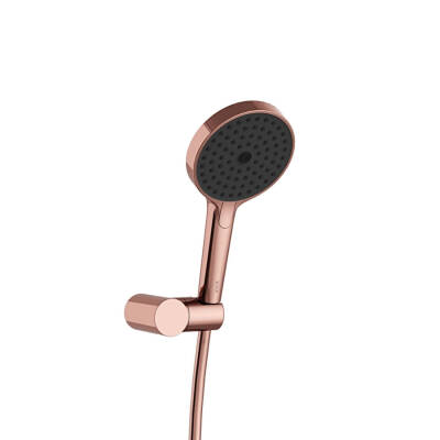 VitrA Prime Round A4592429 3F El Duşu Takımı, Soft Bakır - 1