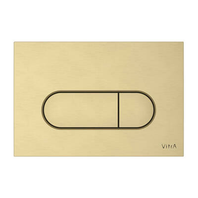 VitrA Root Round Kumanda Paneli 740-2225, Fırçalı Altın - 1