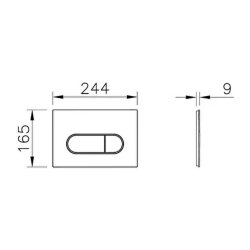 VitrA Root Round Kumanda Paneli 740-2286 Mat Gri - 3