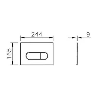 VitrA Root Round Kumanda Paneli 740-2286 Mat Gri - 3
