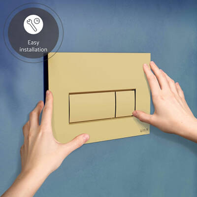 VitrA Root Square Kumanda Paneli 740-2324 Altın - 3